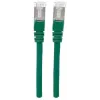 Intellinet Netzwerk-Patchkabel, Cat6A, 15 m, Grün, Kupfer, S/FTP, LSOH/LSZH, PVC, RJ45, vergoldete Kontakte, rastnasenfrei, mit Zugentlastung, lebenslange Garantie