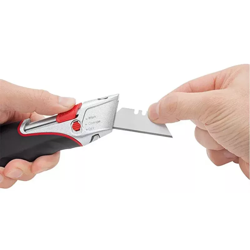 Cuttermesser WEDO 78 855 Schwarz Rot Silber