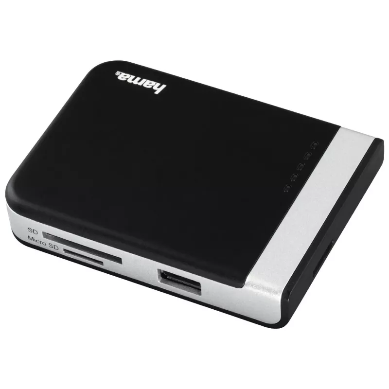 Hama 00054546 Kartenleser USB 3.2 Gen 1 (3.1 Gen 1) Type-A/Type-C Schwarz, Silber