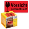 Selbstklebende Etiketten Avery 7211 Abgerundetes Rechteck Rot