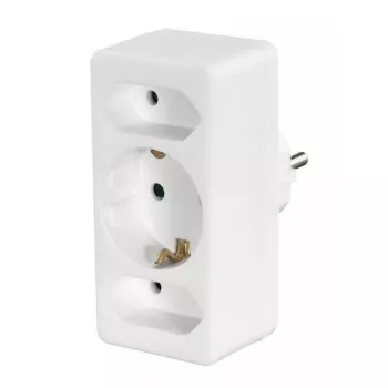 Hama 00108844 Reisestecker Typ F Universal Weiß