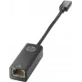 HP USB Typ-C auf RJ45 Adapter, USB Typ-C, RJ-45, Schwarz, Zuhause, 245 mm, 110 mm