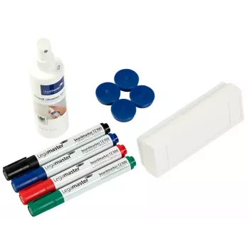 Zubehörset für Whiteboards Legamaster basic 10-teilig, kompatibel mit Legamaster UNIVERSAL, mehrfarbig, 225×45×255 mm