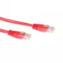 ACT rot 0,25 Meter U/UTP CAT6-Patchkabel mit RJ45-Steckern