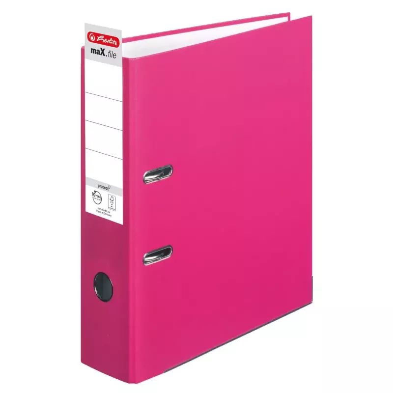 Ringbuch A4 Herlitz maX.file Pink