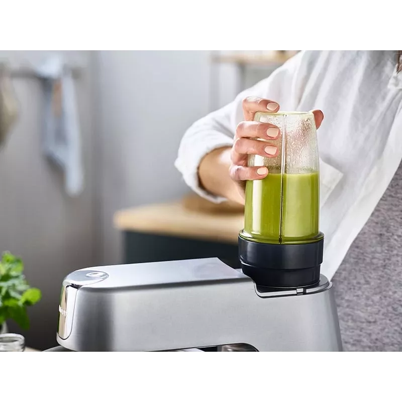 Kenwood KAH740PL Smoothie 2GO Mixeraufsatz, 2 x 0,6 L, Grau