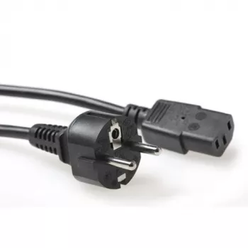 ACT Netzkabel CEE 7/7 Stecker (gerade) - C13 schwarz 1,5 m