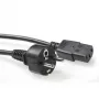 ACT Netzkabel CEE 7/7 Stecker (gerade) - C13 schwarz 1,5 m