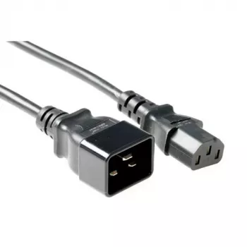 Netzkabel ACT Powercord C13 - C20 schwarz 2 m
