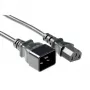 Netzkabel ACT Powercord C13 - C20 schwarz 2 m