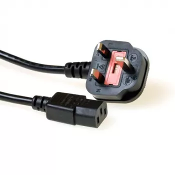 ACT Netzkabel UK-Stecker - C13 schwarz 2,5 m