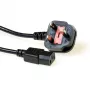 ACT Netzkabel UK-Stecker - C13 schwarz 2,5 m