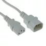 Netzkabel ACT Powercord C13 - C14 weiß 1,2 m