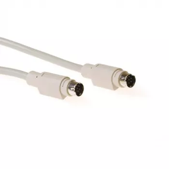 8-Pin Mini-DIN-Stecker auf 8-Pin Mini-DIN-Stecker Kabel ACT AK5849 1,8 m