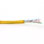 Patchkabel ACT CAT6 U/UTP Litze Gelb 100 m