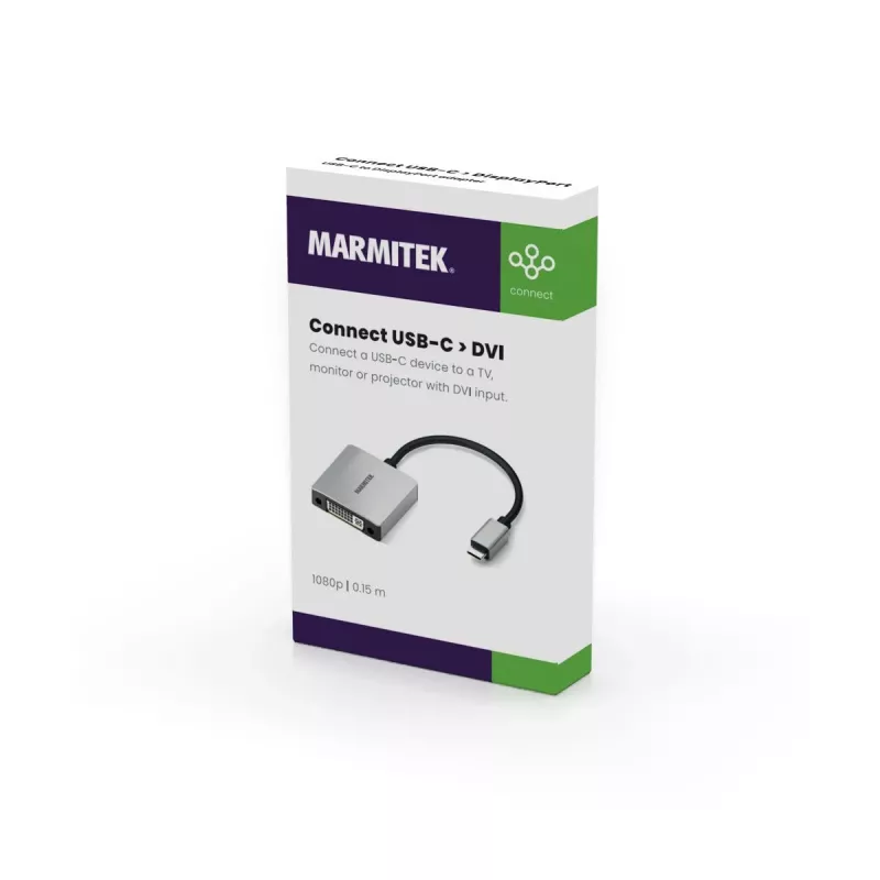 Marmitek Connect USB C to DVI - USB-C-zu-DVI-Adapter