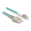 DeLOCK Glasfaserkabel LC Duplex auf SC Duplex OM3 2m