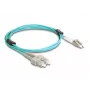 DeLOCK Glasfaserkabel LC Duplex auf SC Duplex OM3 2m