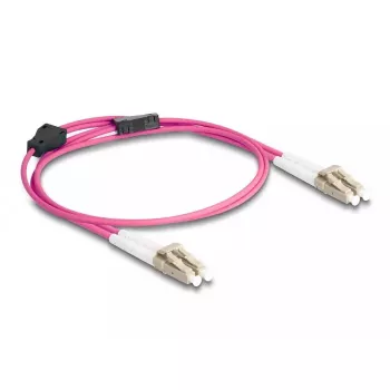 DeLOCK LWL-Kabel LC-Duplex auf LC-Duplex OM4 1 m