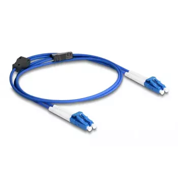 DeLOCK Glasfaserkabel LC Duplex auf LC Duplex OS2 1 m