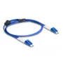 DeLOCK Glasfaserkabel LC Duplex auf LC Duplex OS2 1 m