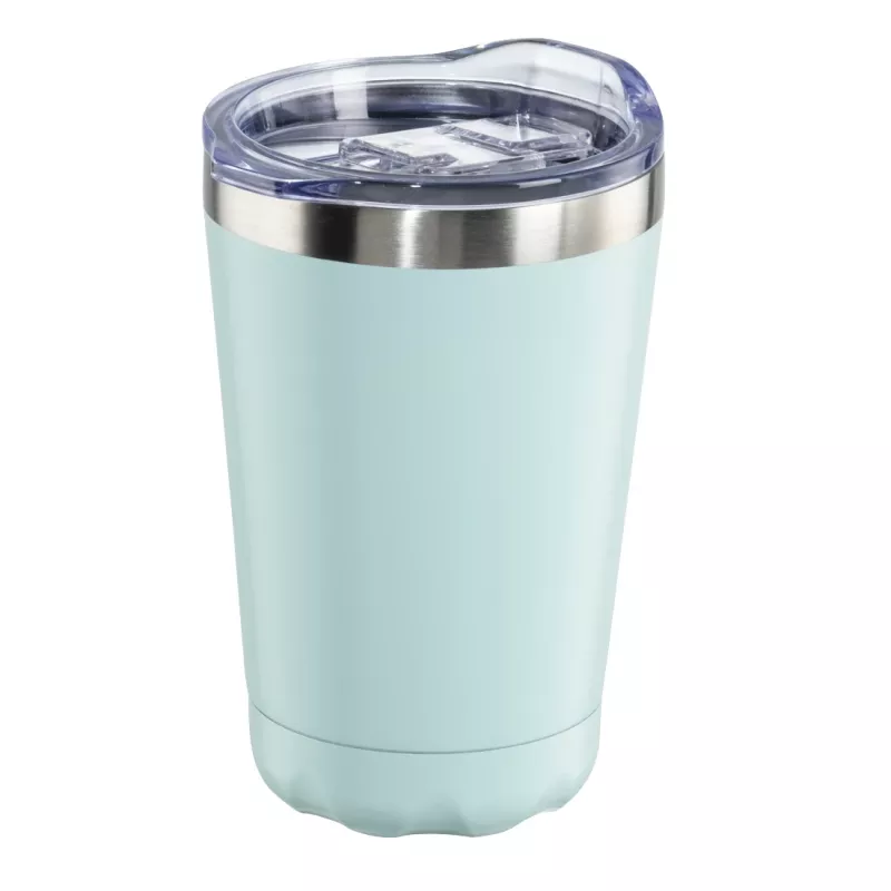 Thermobecher Hama To Go Round 00181586 - 0,27 L blau Edelstahl Becher