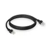 ACT Schwarz 7 Meter S/FTP CAT7 PUR Flex-Patchkabel rastnasenfrei mit RJ45-Steckern (CAT6A-konform)