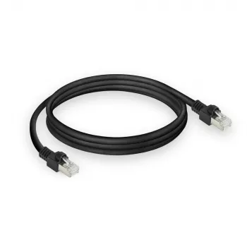 ACT Schwarz 7 Meter S/FTP CAT7 PUR Flex-Patchkabel rastnasenfrei mit RJ45-Steckern (CAT6A-konform)