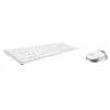 Rapoo 9750M Tastatur Maus enthalten Kabellos Bluetooth QWERTZ Deutsch Weiß