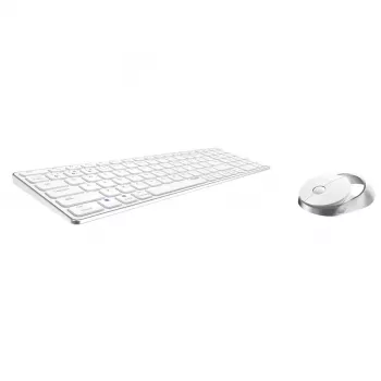 Rapoo 9750M Tastatur Maus enthalten Kabellos Bluetooth QWERTZ Deutsch Weiß