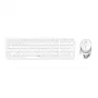 Rapoo 9750M Tastatur Maus enthalten Kabellos Bluetooth QWERTZ Deutsch Weiß