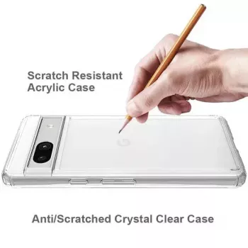 Cover JT BERLIN 10918 Handyhülle Transparent für Google Pixel 7a
