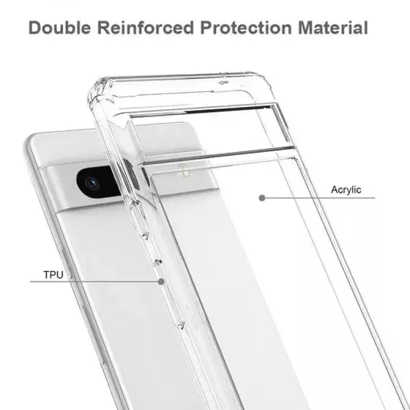 Cover JT BERLIN 10918 Handyhülle Transparent für Google Pixel 7a