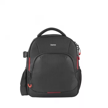 Hama Ohio Rucksack Schwarz, Rot