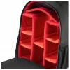 Hama Ohio Rucksack Schwarz, Rot