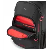 Hama Ohio Rucksack Schwarz, Rot