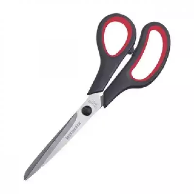 Universal-Schere mit geradem Schnitt Westmark 13772270 Schwarz Rot Edelstahl
