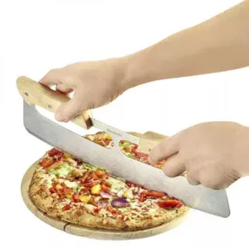 Pizzaschneider Westmark Pro Edelstahl Holzgriff 355 mm