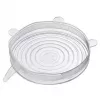 Lebensmittelabdeckungen Westmark 23272260 - transparente Silikondeckel, 6 Stück