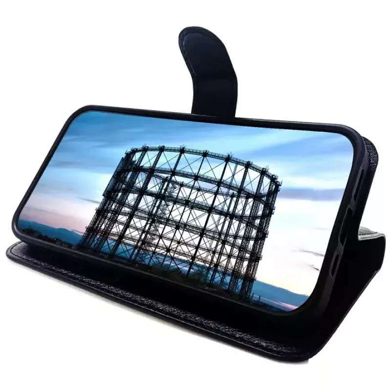 Folio Case JT BERLIN Schöneberg für iPhone 14 15,5 cm Schwarz