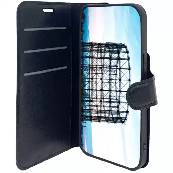 Folio Case JT BERLIN Schöneberg für iPhone 14 15,5 cm Schwarz