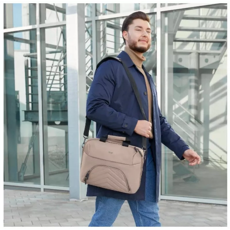 Hama Premium Lightweight 41,1 cm (16,2 Zoll) Toploader-Tasche Beige