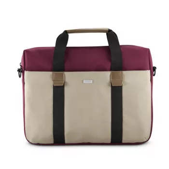 Hama 00222059 Laptoptasche 35,8 cm (14,1 Zoll) Trolley-Tasche Beige, Rot