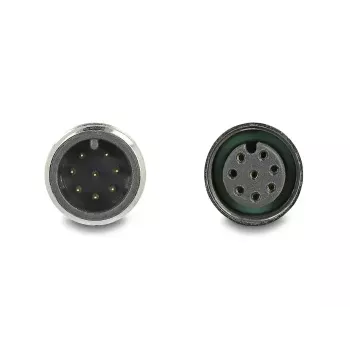 Netzwerkkabel DeLOCK M12 Kabel A-kodiert 8-polig Stecker auf Buchse Cat5e 5 m Schwarz