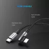 Ugreen 50123 USB-Kabel USB 2.0 1 m USB-C Schwarz, Silber