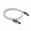 ACT Grau 2 Meter S/FTP CAT6A IDC 4PPoE / PoE++ 100W LSZH Patchkabel, rastnasenschutz mit RJ45-Steckern