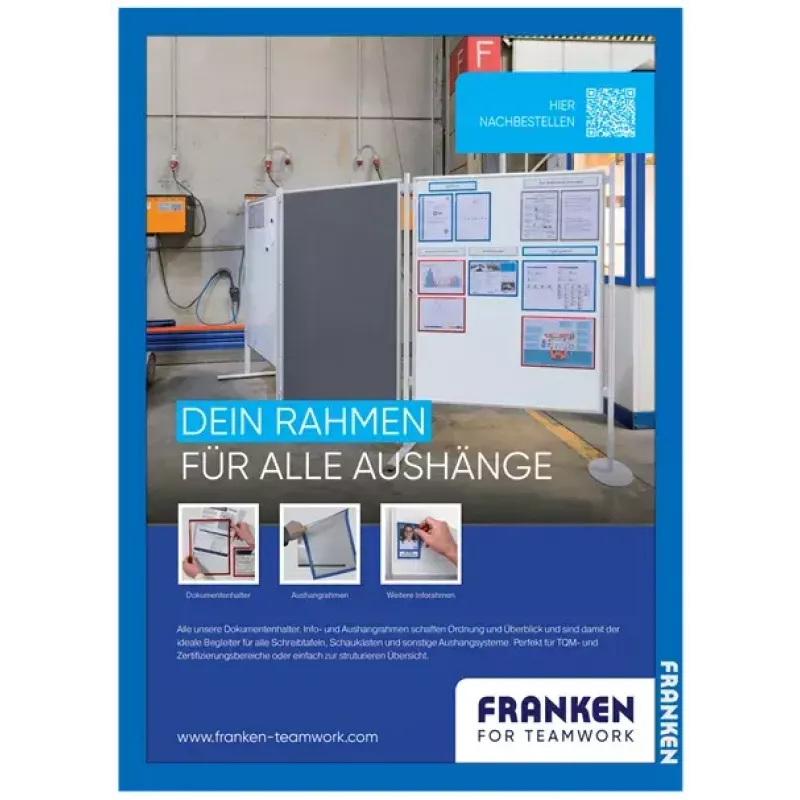Boardrahmen Franken AR15032 A3 Blau 470x10x650 mm 2 Stück