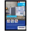 Rahmen für Tafeln Franken AR15102 A3 Schwarz 470x10x650mm 2 Stück