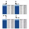 ACT Schwarz 3 Meter U/UTP CAT6A LSZH Slimline-Patchkabel mit RJ45-Steckern 90° abgewinkelt links auf gerade