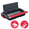 GBC CombBind® CB15 manuelle Bindemaschine, Kammbindemaschine, Manuell, 165 Blatt, Schwarz, Rot